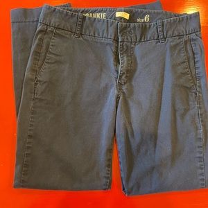 JCrew Frankie navy blue chinos